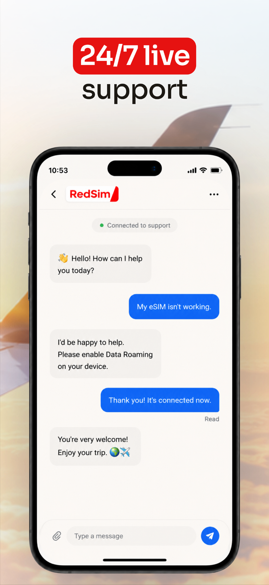 RedSim, 24/7 support